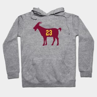 CLE GOAT - 23 - White Hoodie